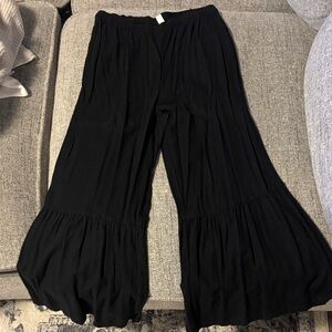 Nordstrom Black Wide-Leg Pants